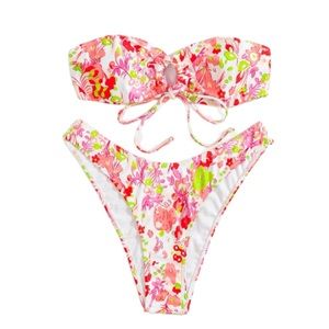 Flower Bandeau Bikini